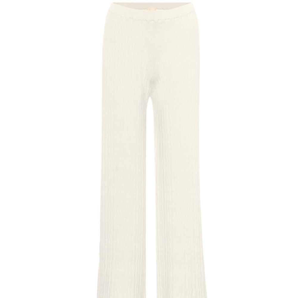 Ribbed knit pant
